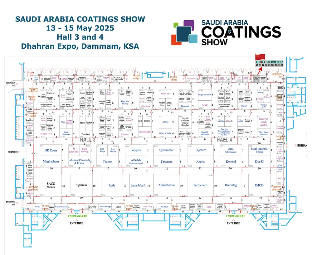 Χάρτης περιπτέρου της Σαουδικής Αραβίας Coatings
